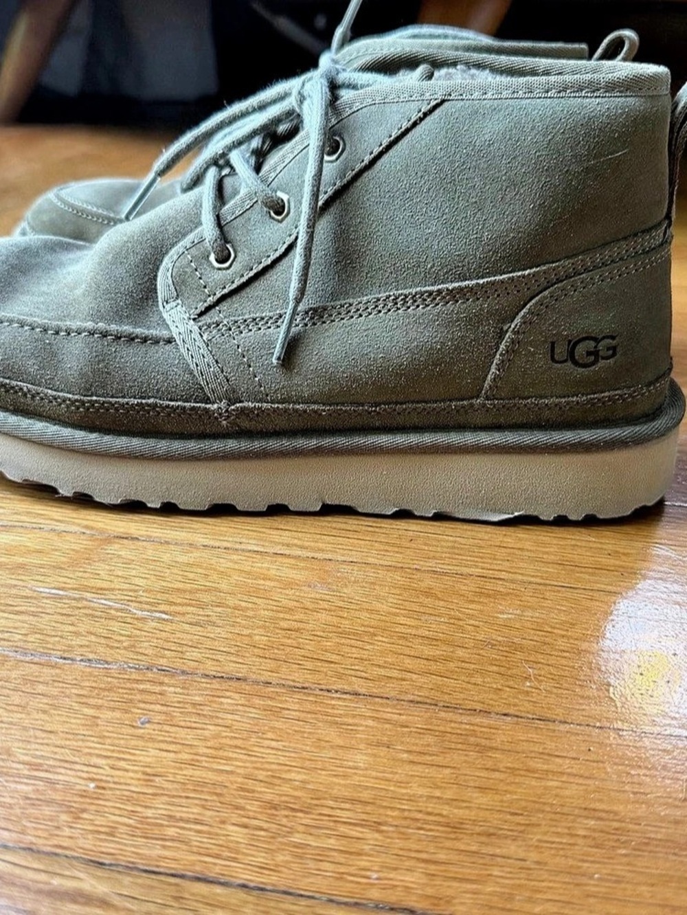 UGG Olive/ gray Boots US 10, Men’s